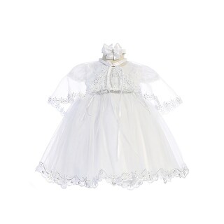 baby white tulle dress