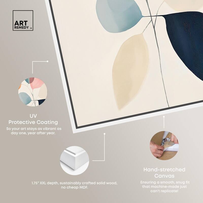 Soft Edge Foliage Canvas by Art Remedy