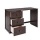 preview thumbnail 9 of 14, Twin Loft Bed with Desk, Wardrobe & Storage Drawers, Espresso