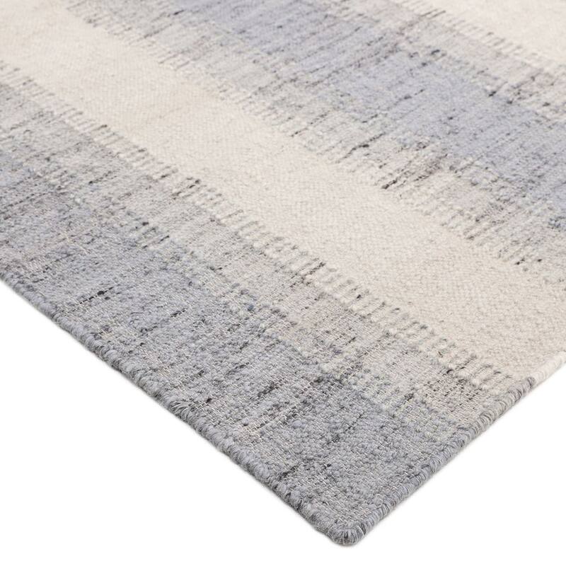 Overton Handmade Modern Contemporary Striped Area Rug