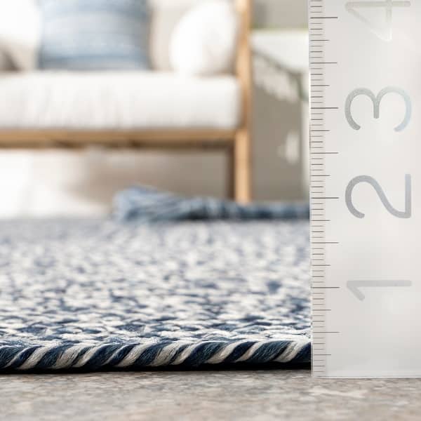 dimension image slide 4 of 8, Nuloom Wynn Braided Indoor/Outdoor Area Rug