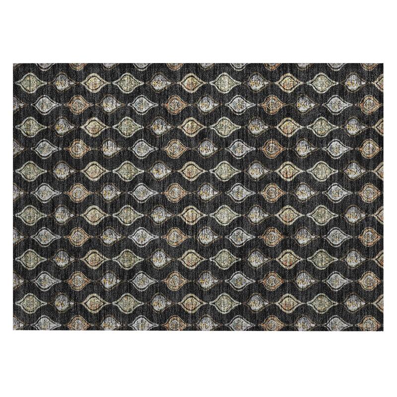 Machine Washable Indoor/ Outdoor Casual Greenwood Chantille Rug