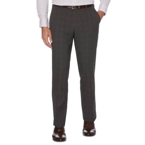perry ellis portfolio modern fit dress pants Perry Ellis Portfolio Men's Modern Fit Stretch Resolution Dress Pant, Navy Subtle Plaid, 30W x 30L at Amazon Men's Clothing store