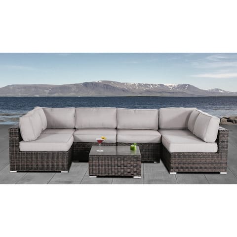 7 Piece Sectional Set with Cushions
