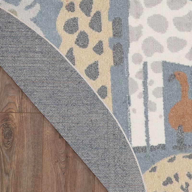 Nourison Astra Machine Washable Animal Print Area Rug