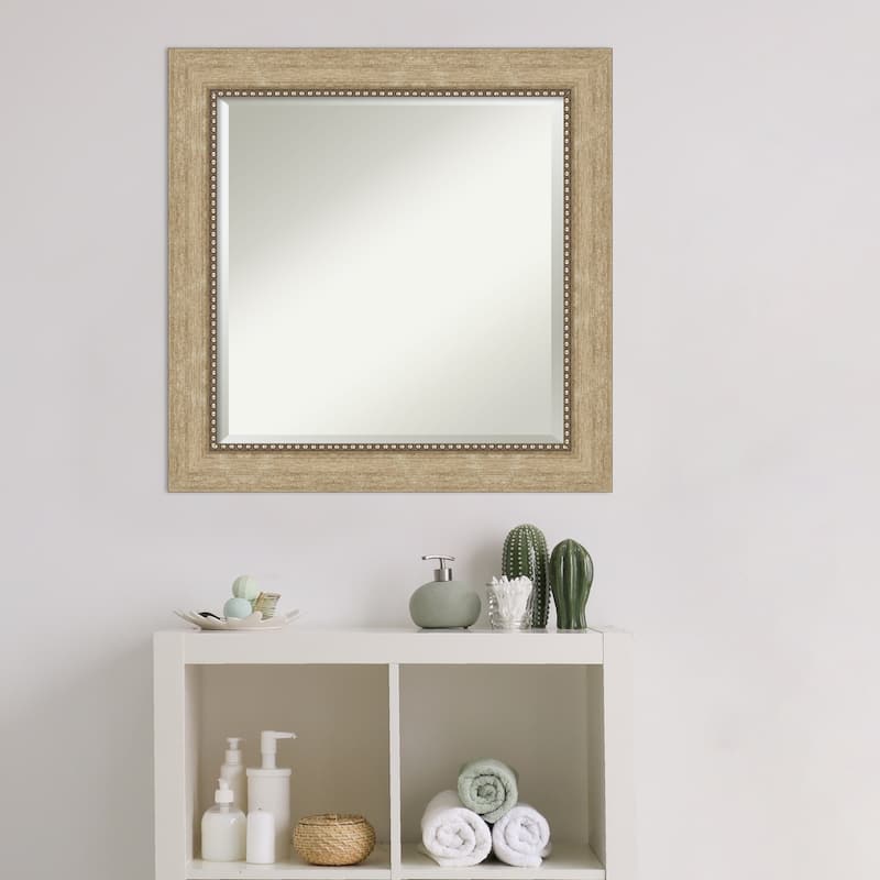 Beveled Bathroom Wall Mirror - Astor Frame