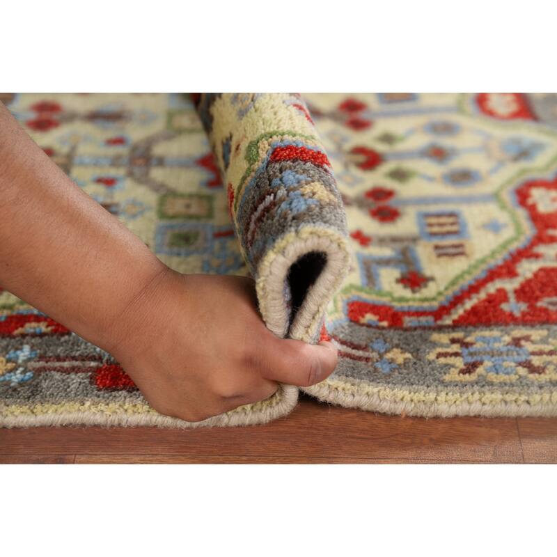 Kazak Indian Accent Rug Handmade Wool Carpet - 2'0" x 3'0"