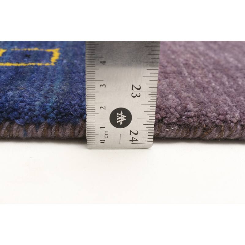 ECARPETGALLERY Hand Loomed Kashkuli Gabbeh Multi Color Wool Rug - 2'11 x 4'8