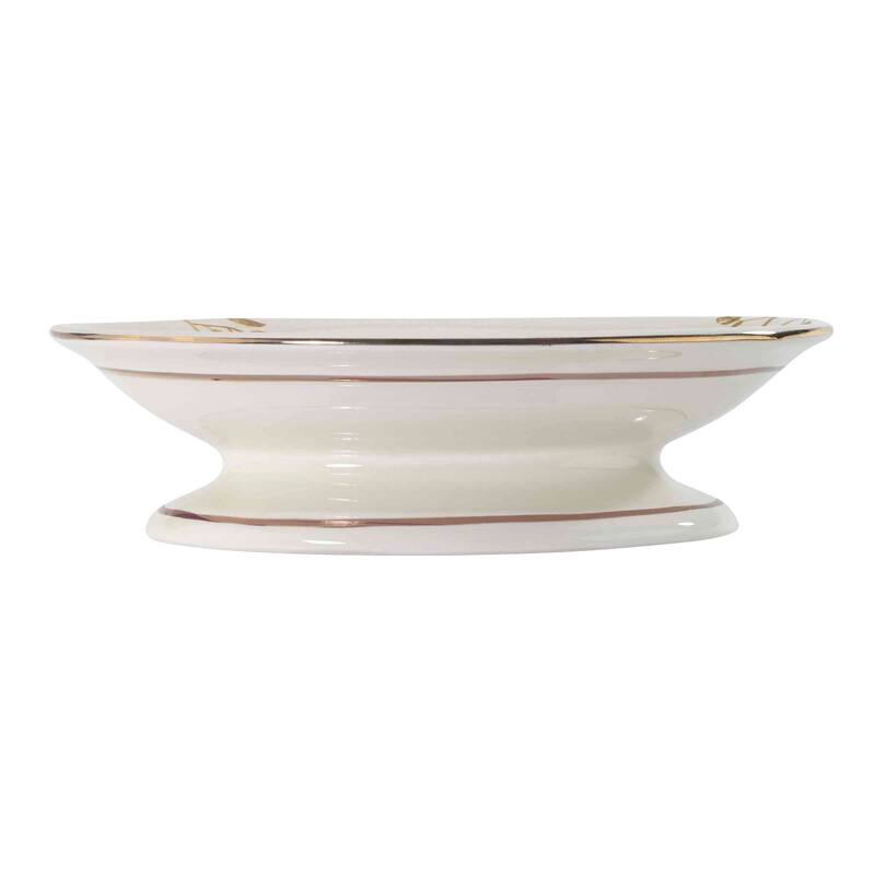 Avanti Linens Gilded Birds Soap Dish - Ivory - Soap Dish