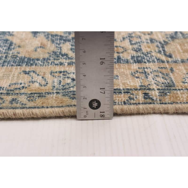 ECARPETGALLERY Hand-knotted Antalya Vintage Tan Wool Rug - 8'4 x 11'9