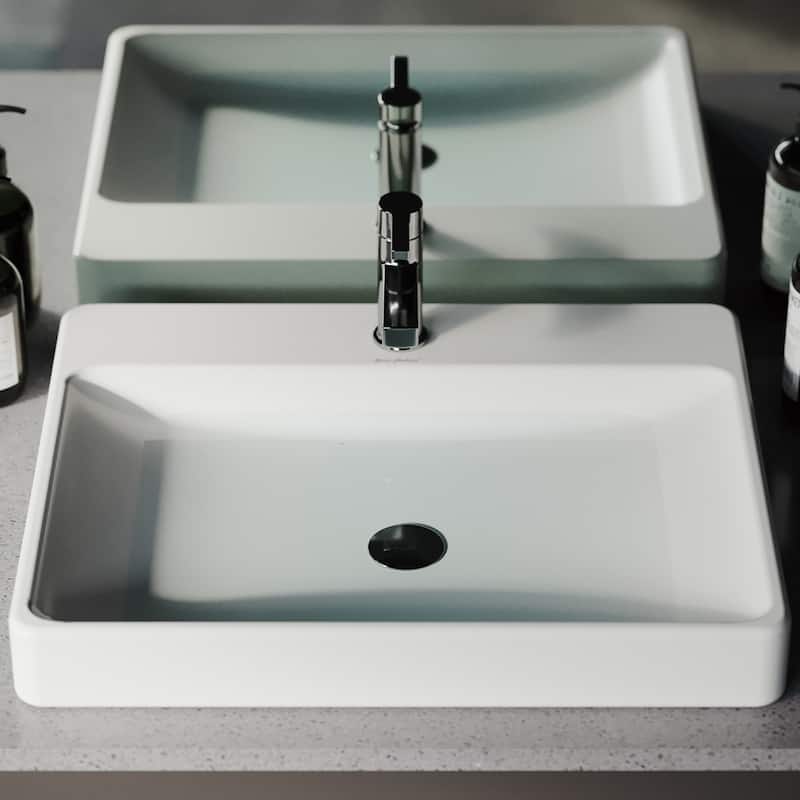 Carre Rectangular Vessel Sink