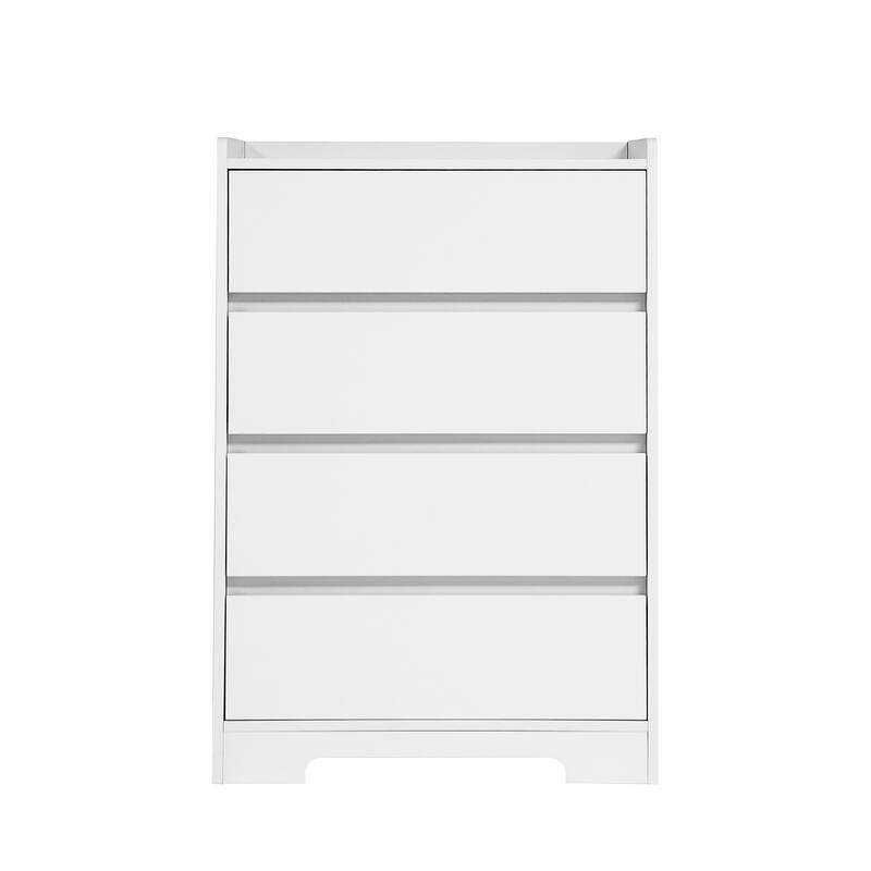 Modern Cabinet with Sturdy Frame of 4 Drawer Dresser