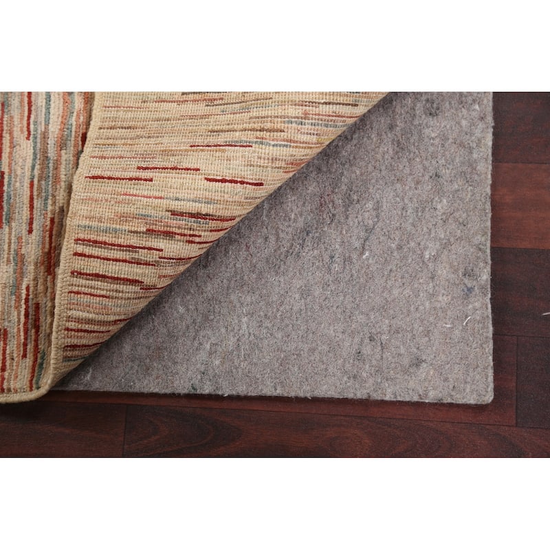 Contemporary Wool Gabbeh Kashkoli Oriental Area Rug Handmade Carpet - 2'9" x 4'0"