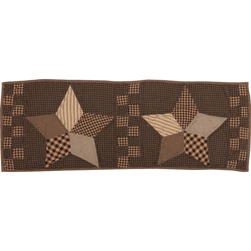 Farmhouse Star Quilted Runner