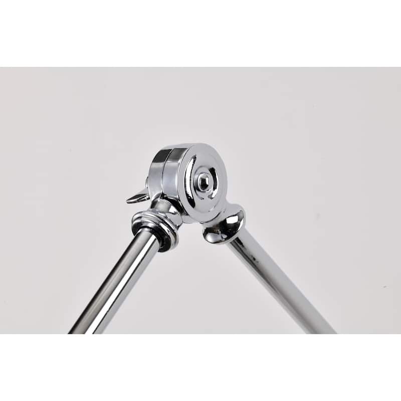 Esmerelda Wall Lamp Sconce Chrome Swing Arm 1-light