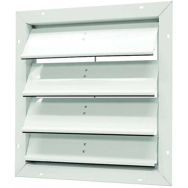 Shop Gaf Sgm20 Gable Mount Power Vent Automatic Shutter 16 1 2 X 16 1 2 Overstock 25354059