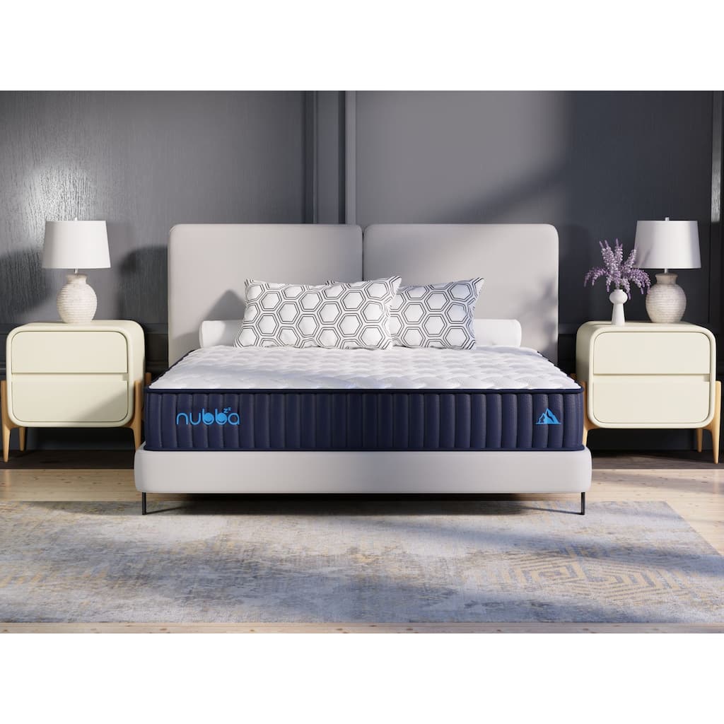 12" queen size premier luxury hybrid mattress - medium firm