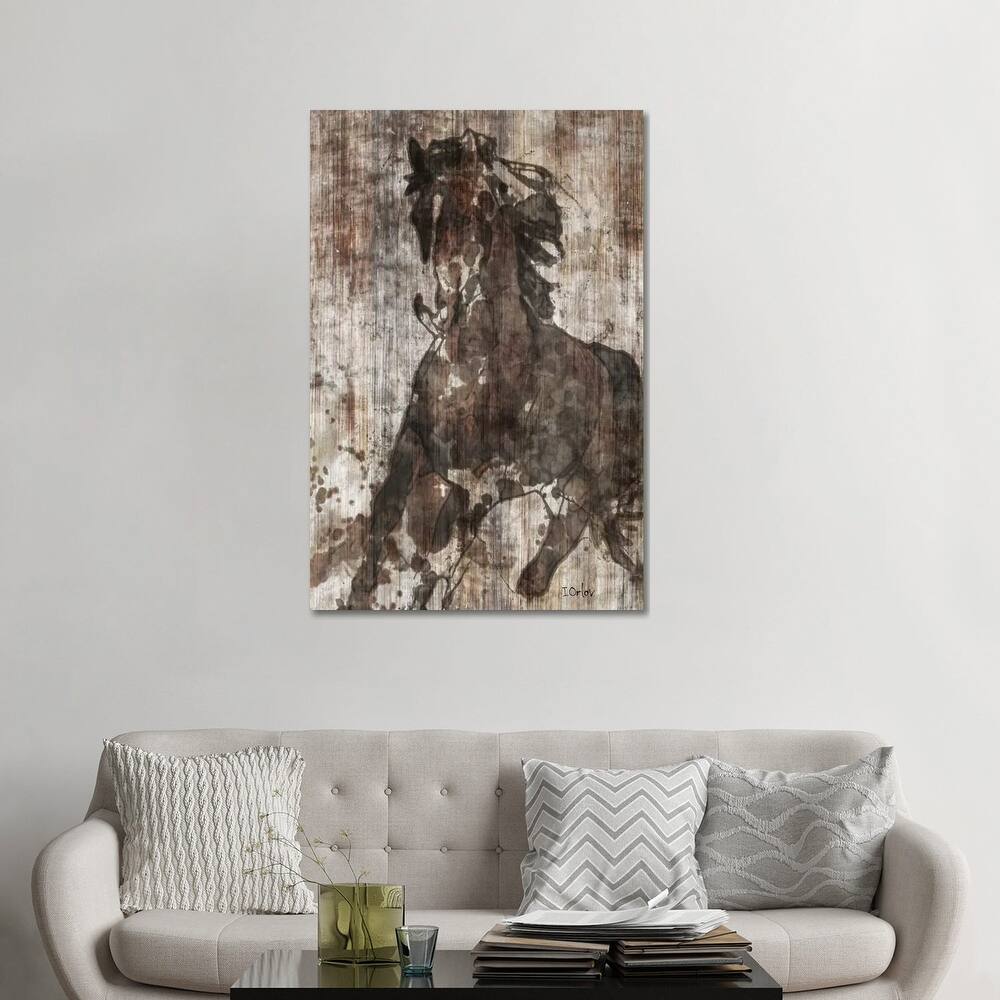 iCanvas "Galloping Horse" by Irena Orlov Canvas Print