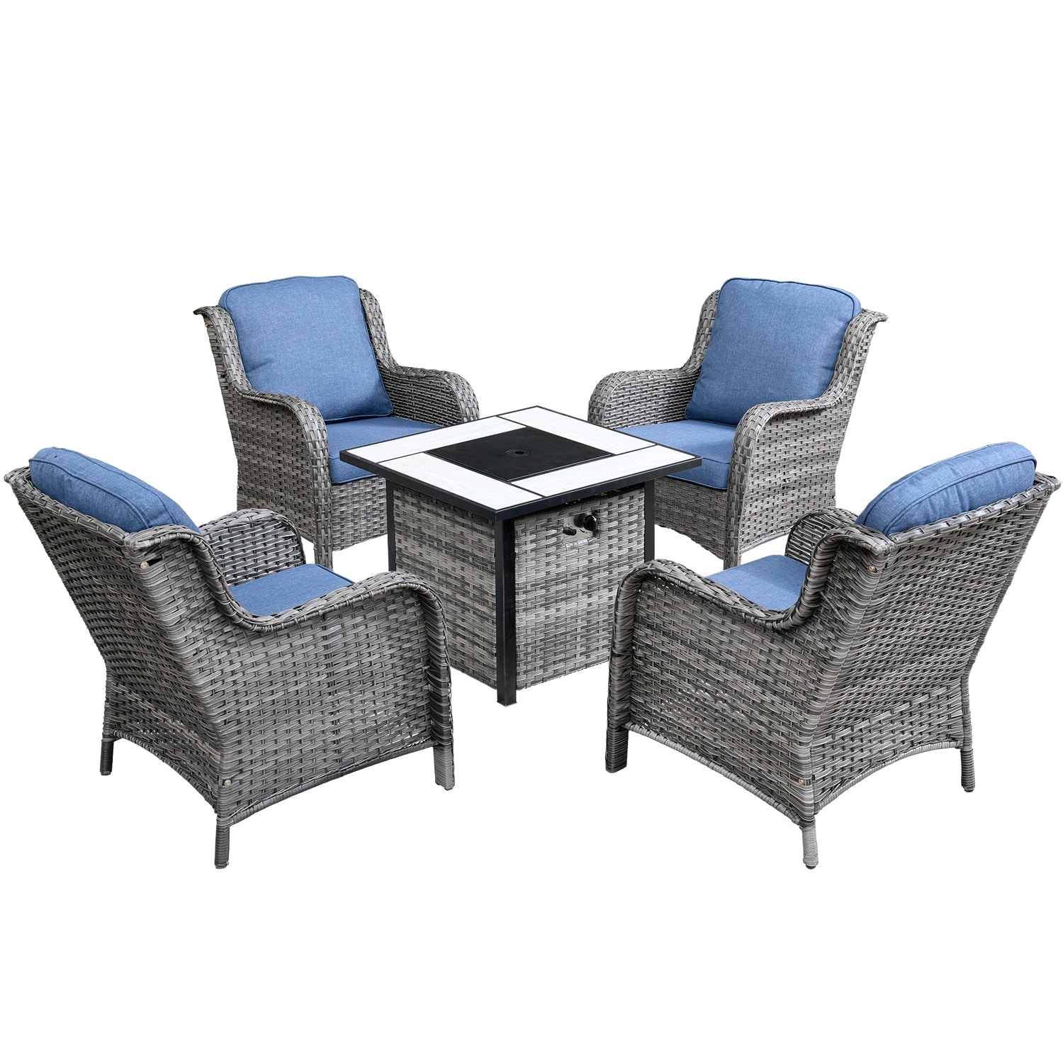 Single grey rattan chair hot sale