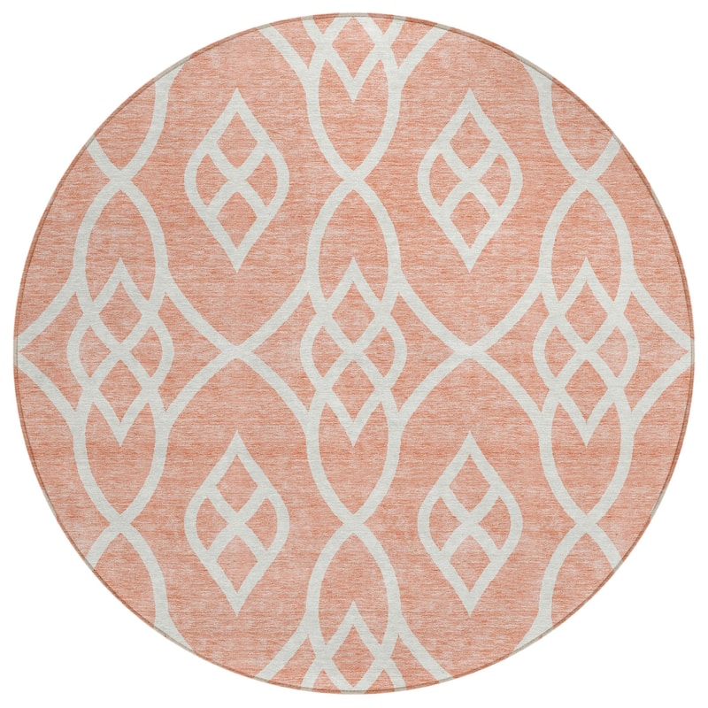 HomeRoots Trellis Transitional Rectangle Outdoor Rug