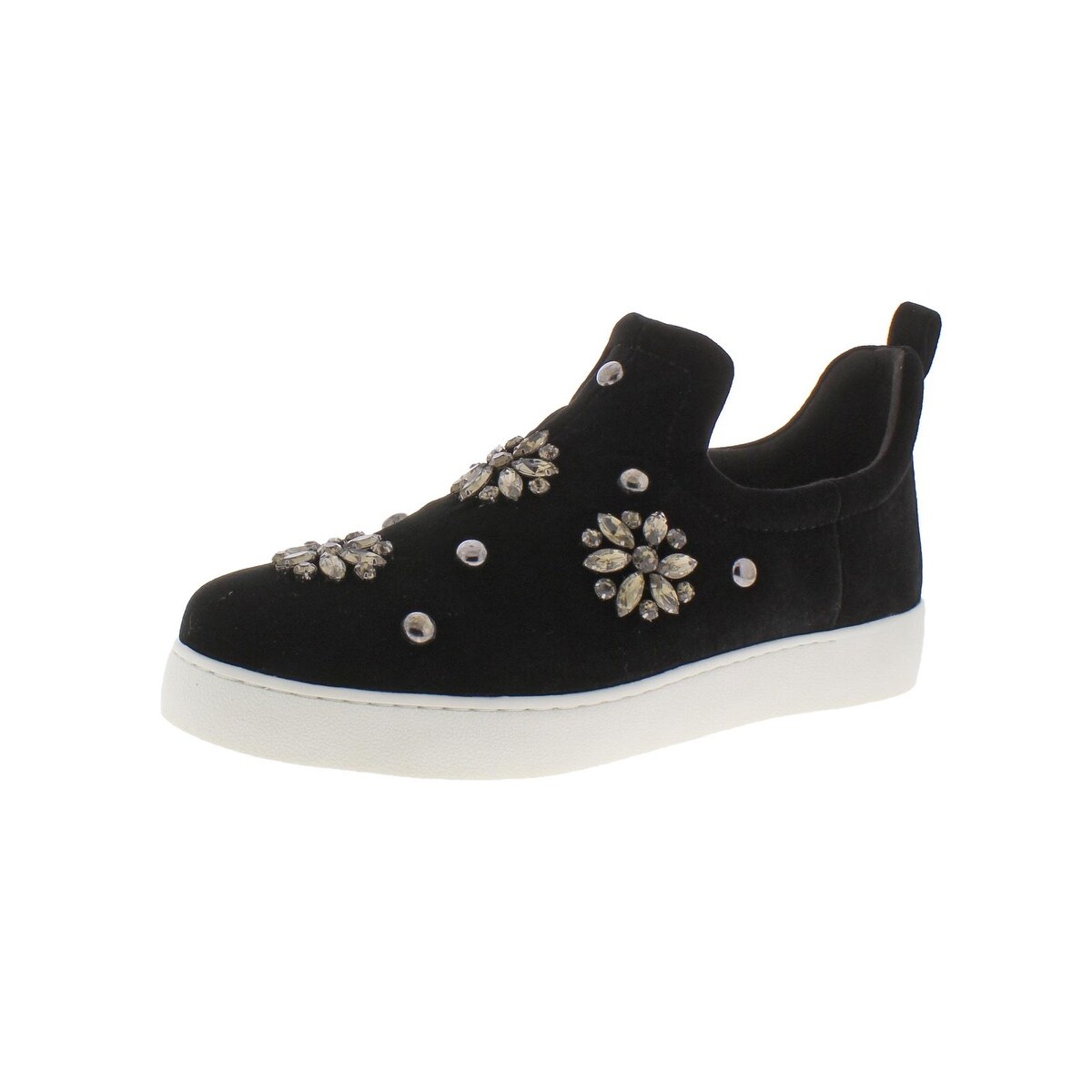 jeweled slip on sneakers