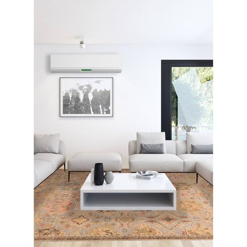 ECARPETGALLERY Hand-knotted Jules Serapi Light Grey Wool Rug - 9'3 x 11'10