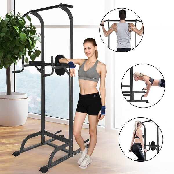 Power Tower Workout Dip Station Strength Training Fitness