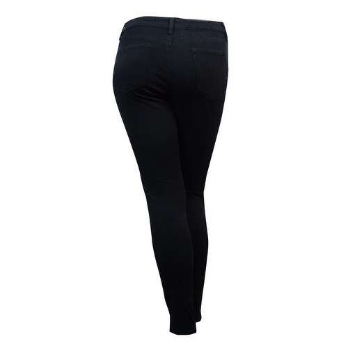 black knit jeggings