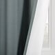 preview thumbnail 34 of 44, Linen Slub Texture Blackout Grommet Curtain Pair(2 Panels)
