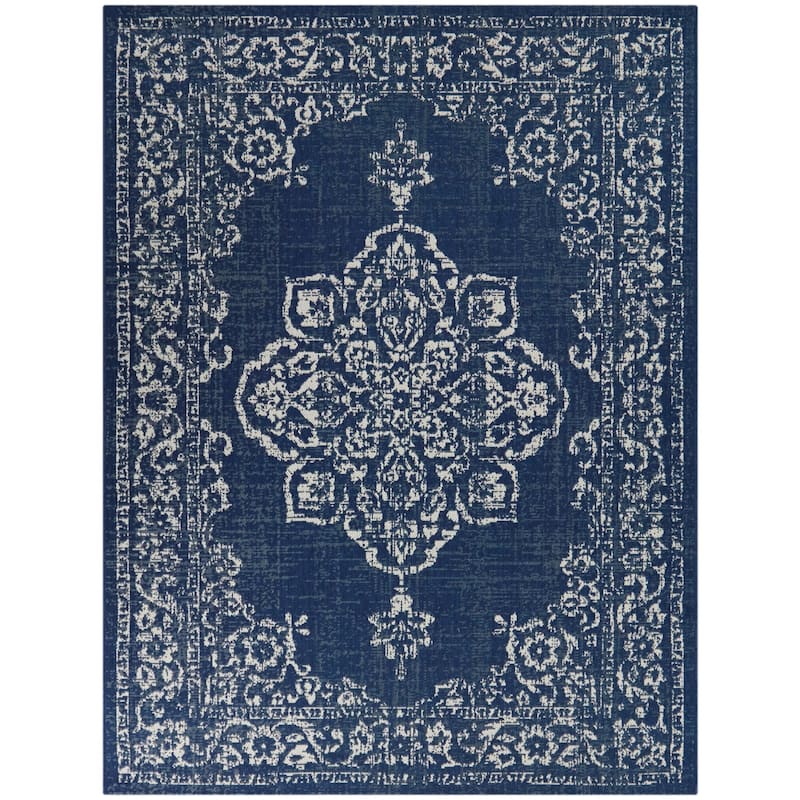 Ridha Medallion Indoor/Outdoor Area Rug