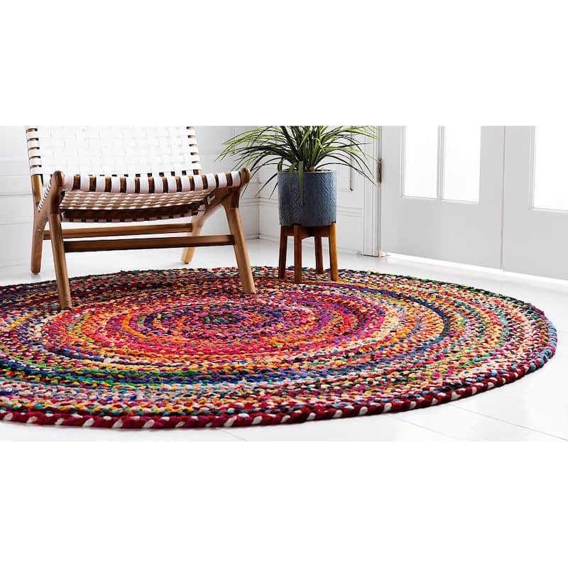 Braided Slin Collection Area Rug