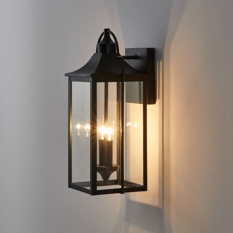 KAWOTI 2-Light Outdoor Lantern Wall Sconce - W9.38" * E9" * H20"
