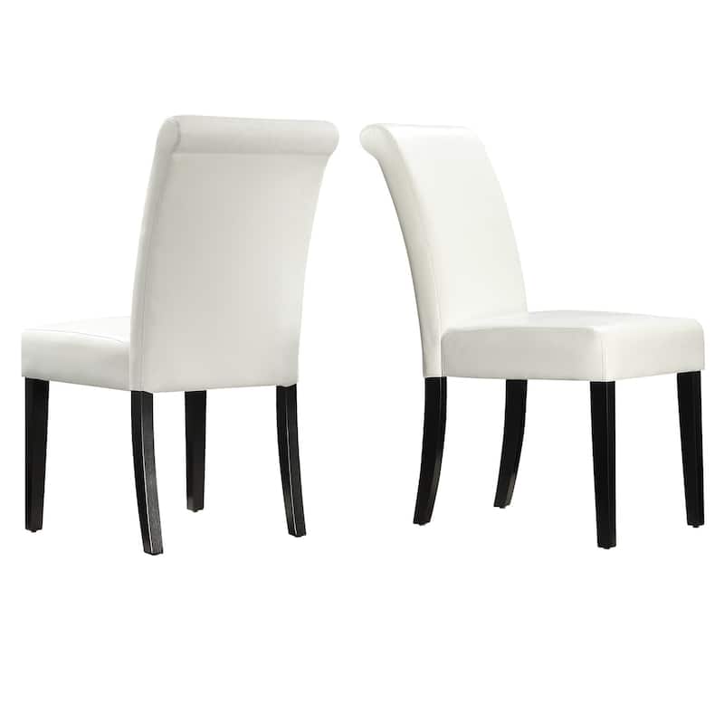 Dorian Faux Leather Upholstered Dining Chair (Set of 2) by iNSPIRE Q Bold