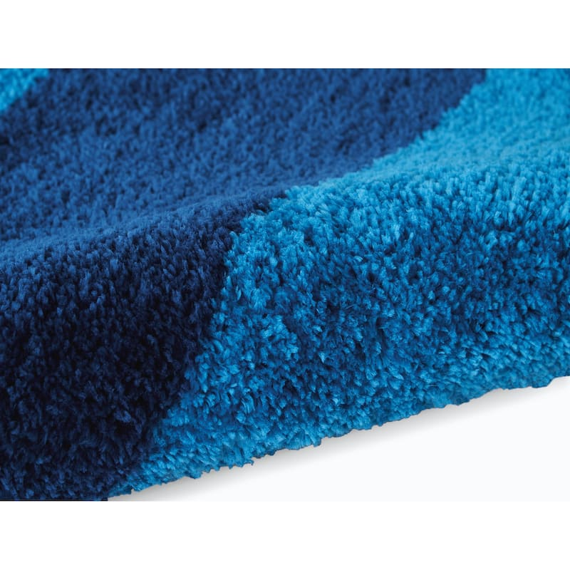 Calvin Klein Chicago Shag Banded Area Rug