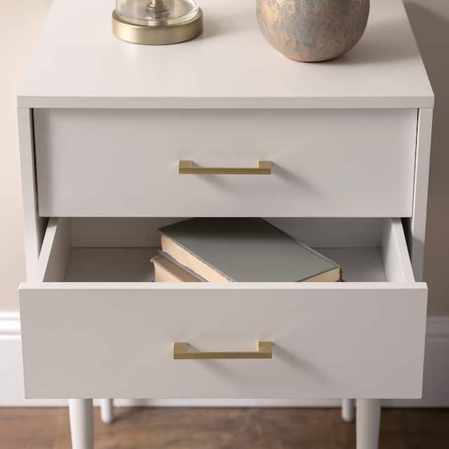 Middlebrook Notto Mid-Century 2-Drawer Nightstand