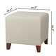 preview thumbnail 36 of 53, Adeco Simple British Style Passionate Cube Ottoman Footstool