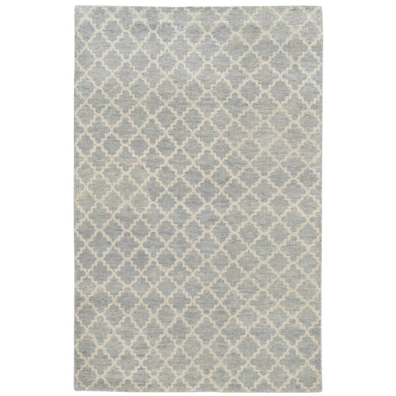 Vista Home Hand-made Wool Scalloped Trellis Area Rug