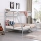preview thumbnail 75 of 80, Morgan Contemporary Metal Frame Bunk Bed
