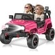 preview thumbnail 20 of 34, EROMMY 24V 2-Seater Ride-On Truck for Kids, 4WD Electric Car with Remote, Lights & Music