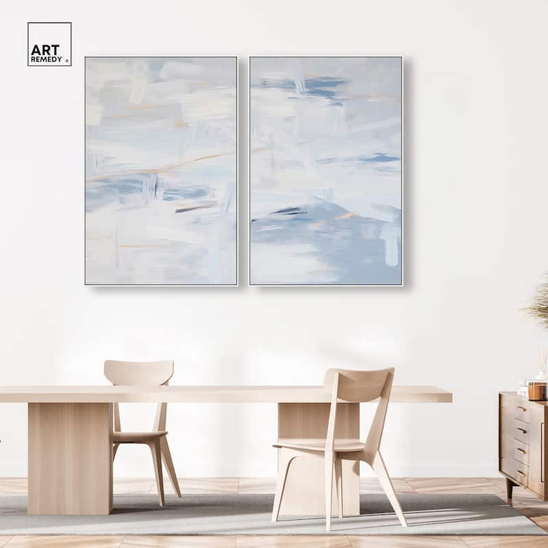 Frozen in Time I Canvas Set of 2 by Art Remedy