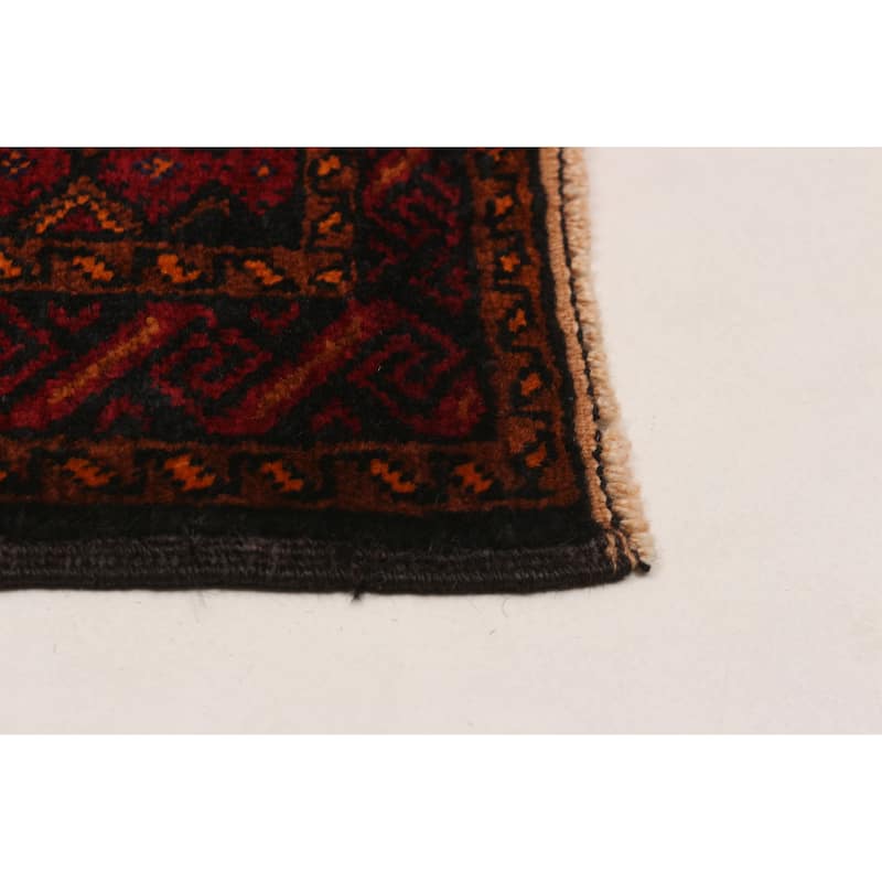 Teimani Red Rug 3'5" x 6'2" - 3'5 x 6'2