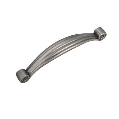Utopia Alley Whitton Pull Handle - Decorative Cabinet Drop Pull Handles for Cabinets, Pewter, 3.8" Center to Center