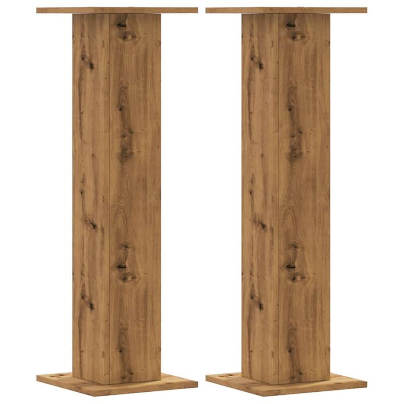 vidaXL Plant Stand Engineered wood Large Plant Stand Square - 11.8 x 11.8"
