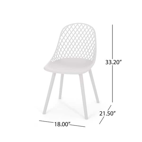 Lily Modern Outdoor Dining Chair (Set of 4) by Christopher Knight Home