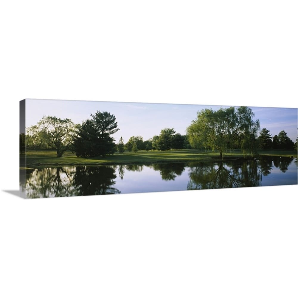 "Lake on a golf course, Chantilly Manor Country Club, Maryland" Canvas Wall Art