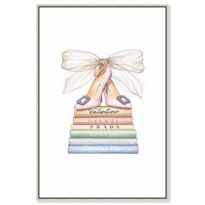 Bibliotheca Belle Canvas by Art Remedy