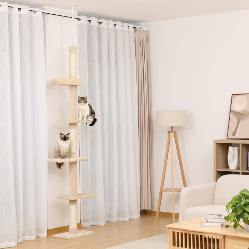 Floor ceiling cat sales tree