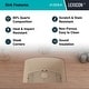 preview thumbnail 5 of 5, Lexicon Platinum 2321D Quartz Composite Single Bowl Kitchen Sink