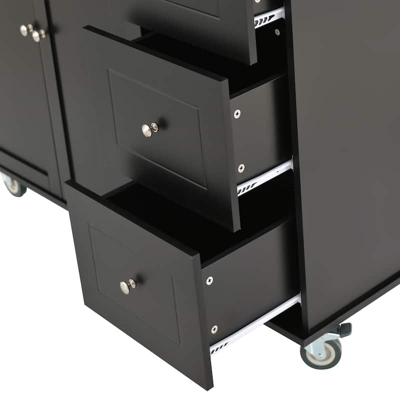 MM Rolling Mobile Kitchen Island