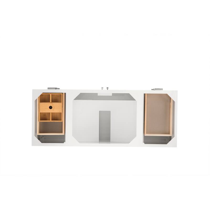 James Martin Vanities Addison 60" Single Vanity, Glossy White